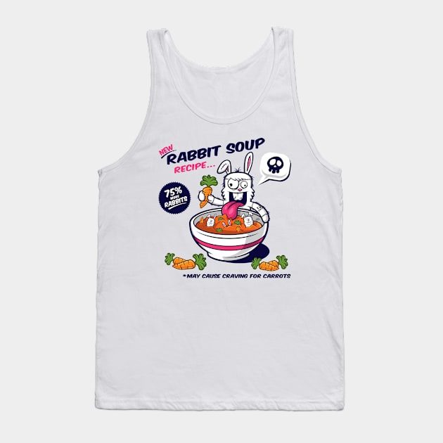 Rabbit Soup Tank Top by Squinked